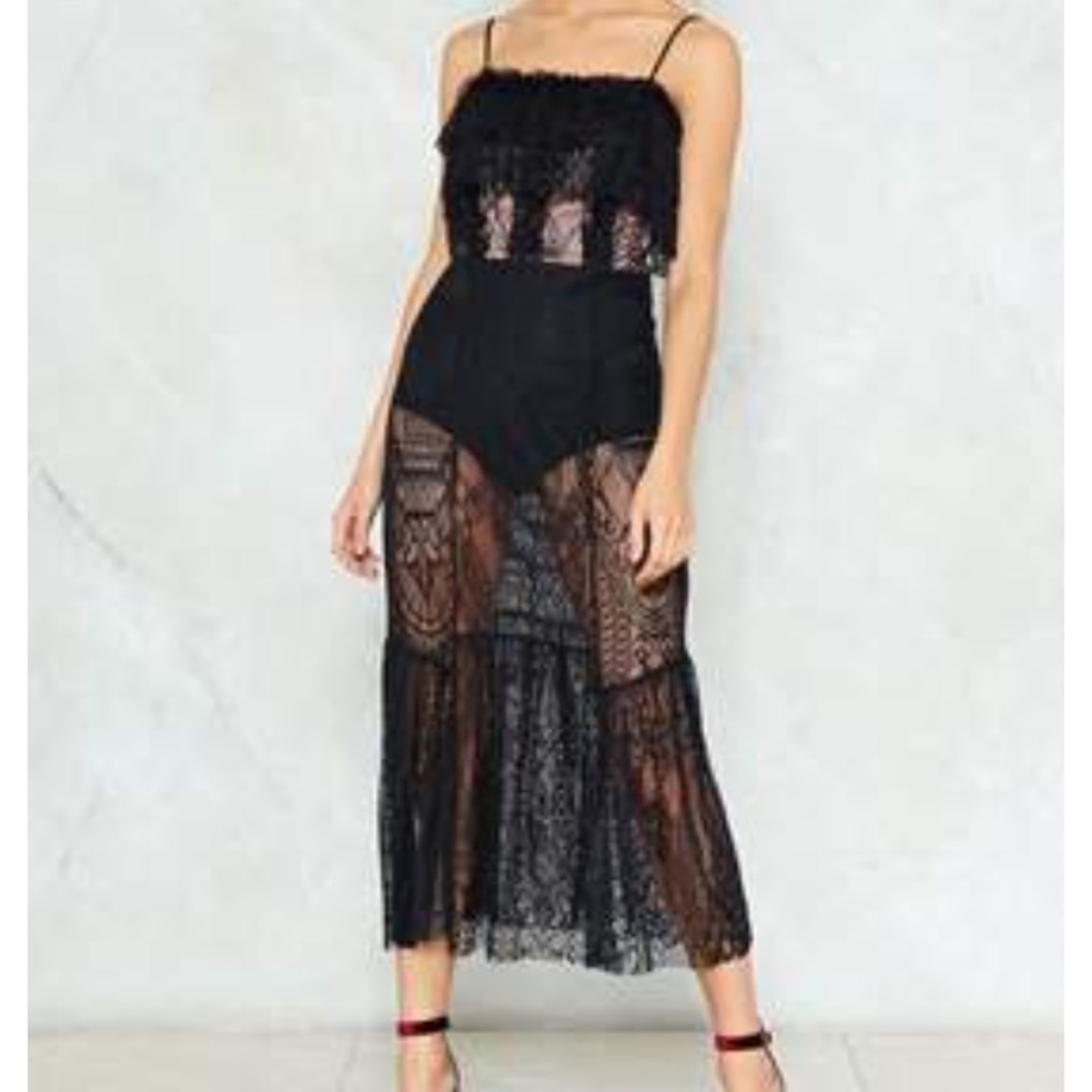 NWT Lace Midi Dress